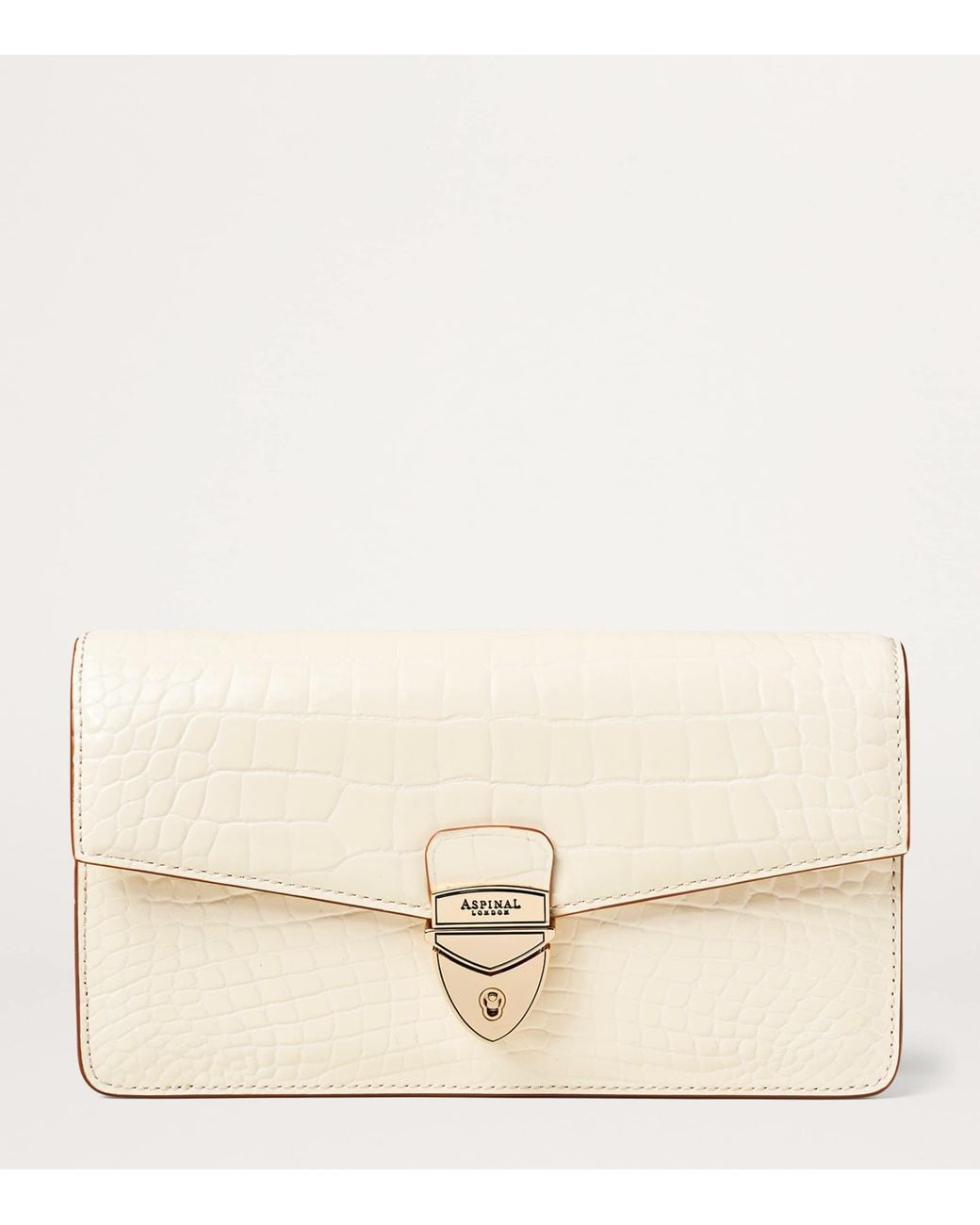 Aspinal Natural Mayfair 2 Clutch Bag