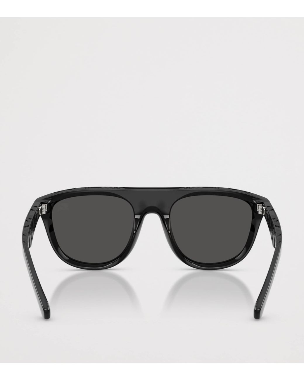 Burberry Black Acetate Square Sunglasses for men