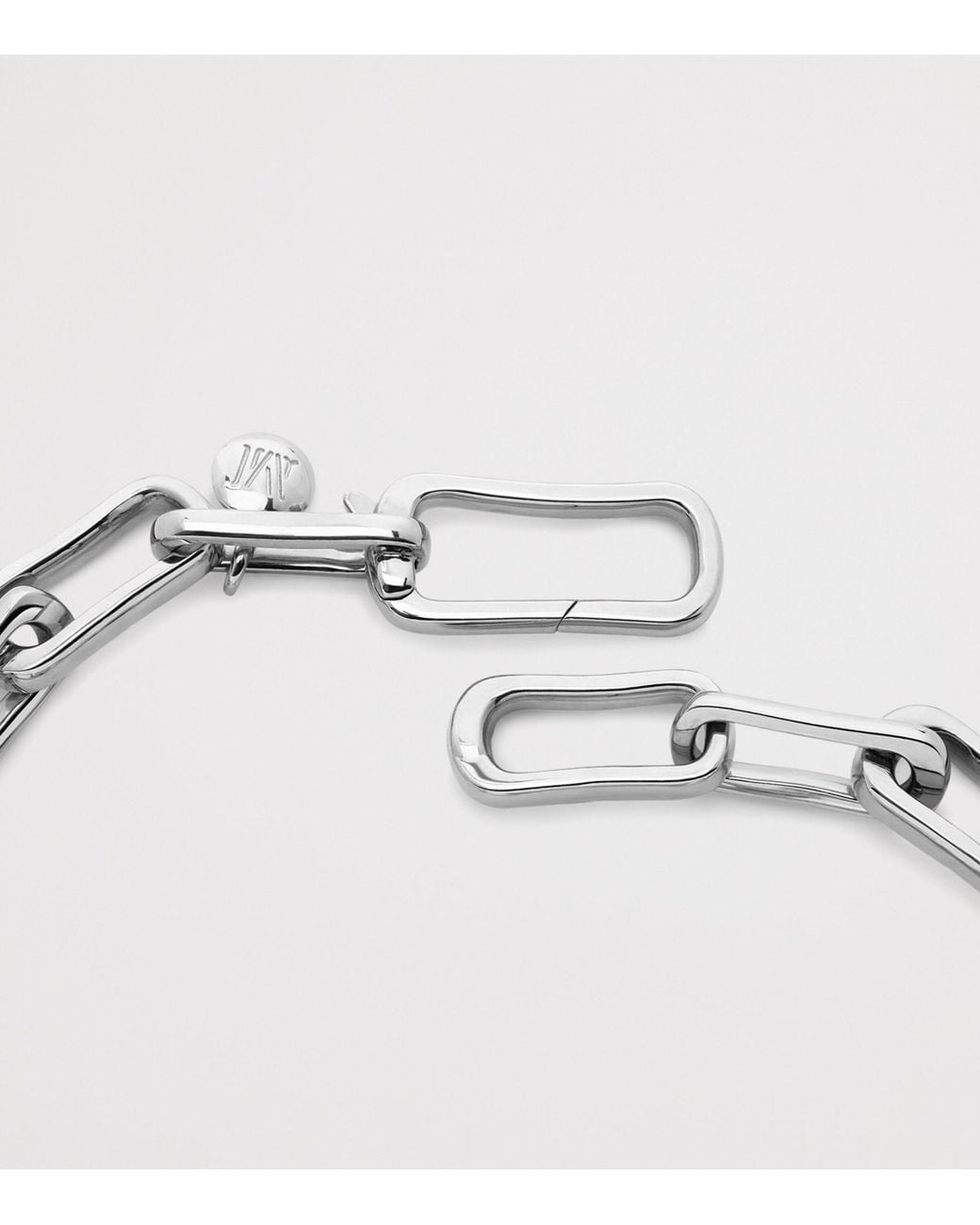Monica Vinader Metallic Sterling Alta Mini Chain Bracelet