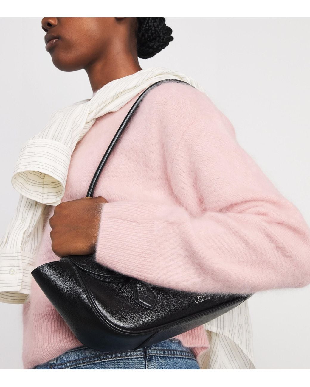 Rag & Bone Pink Brushed Cashmere Jada Crewneck Sweater