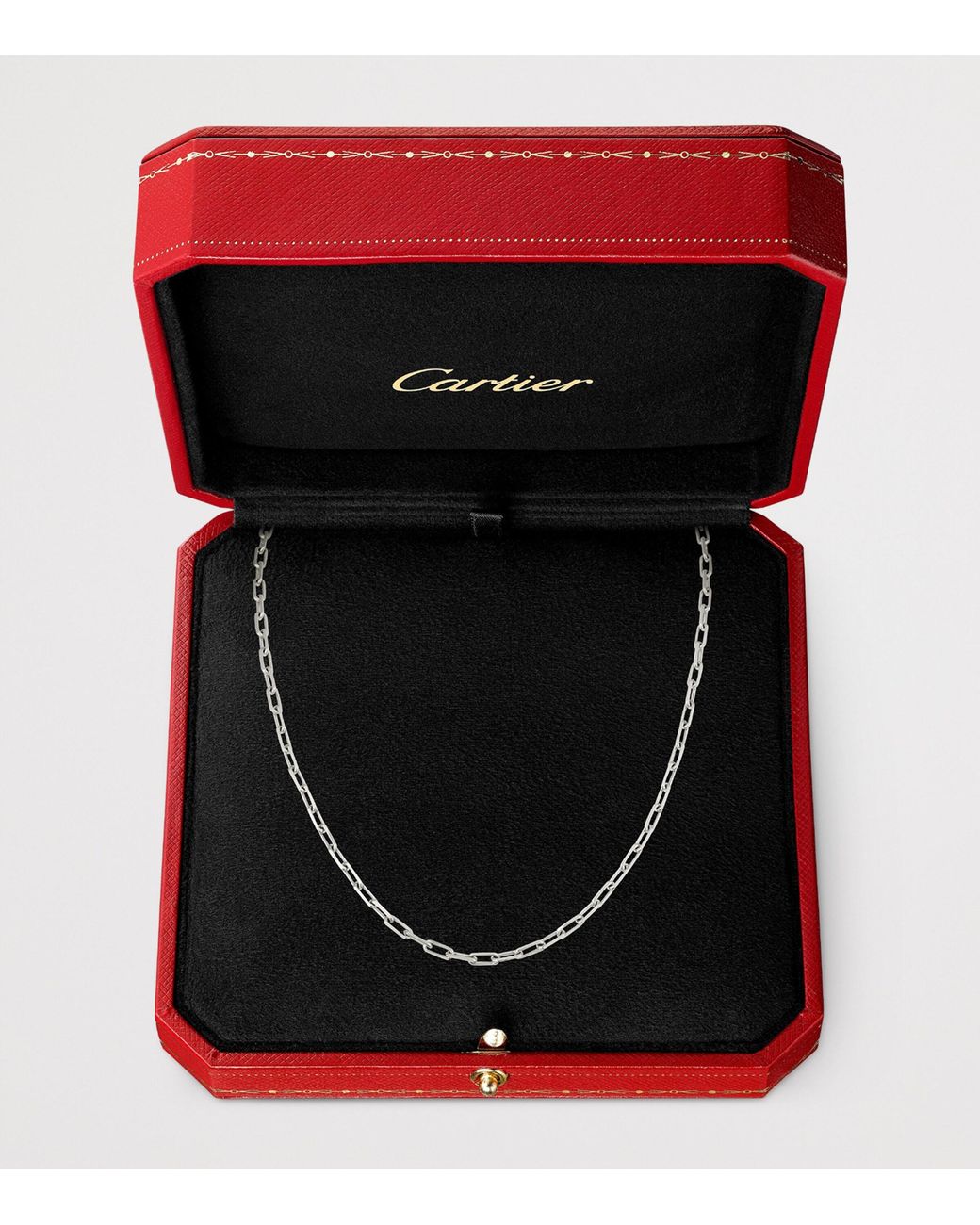 Cartier Metallic Small Santos De Chain Necklace