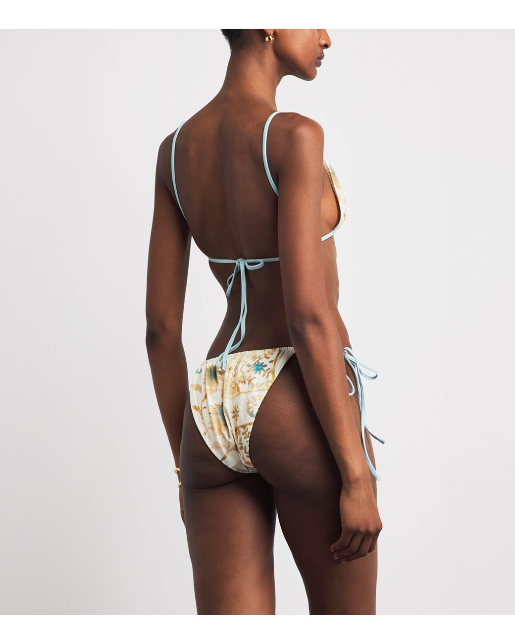 Sir Natural Floral Cecile Triangle Bikini Top
