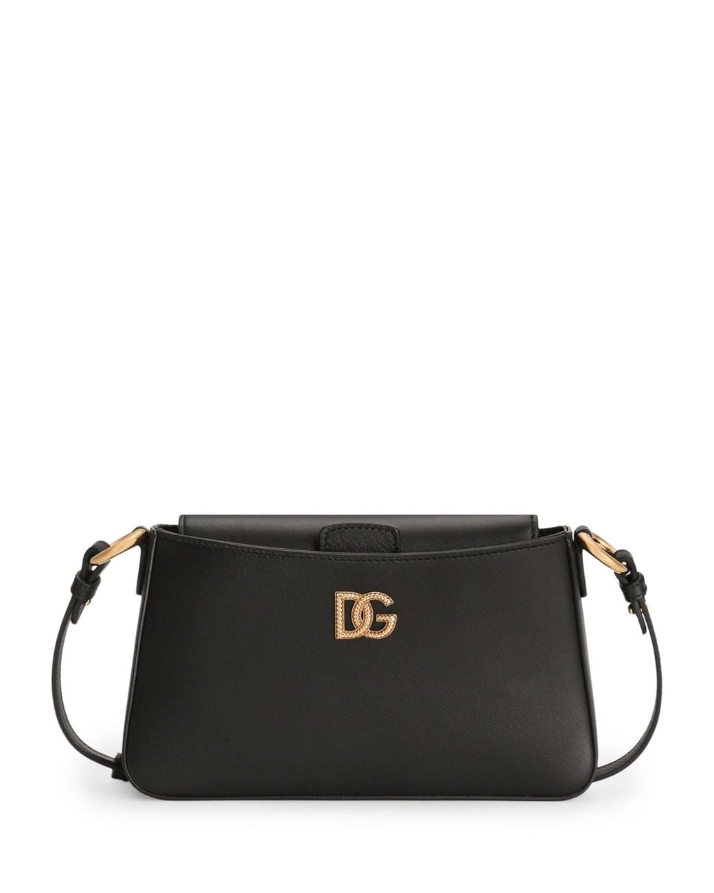 Dolce & Gabbana Black Leather Phone Bag