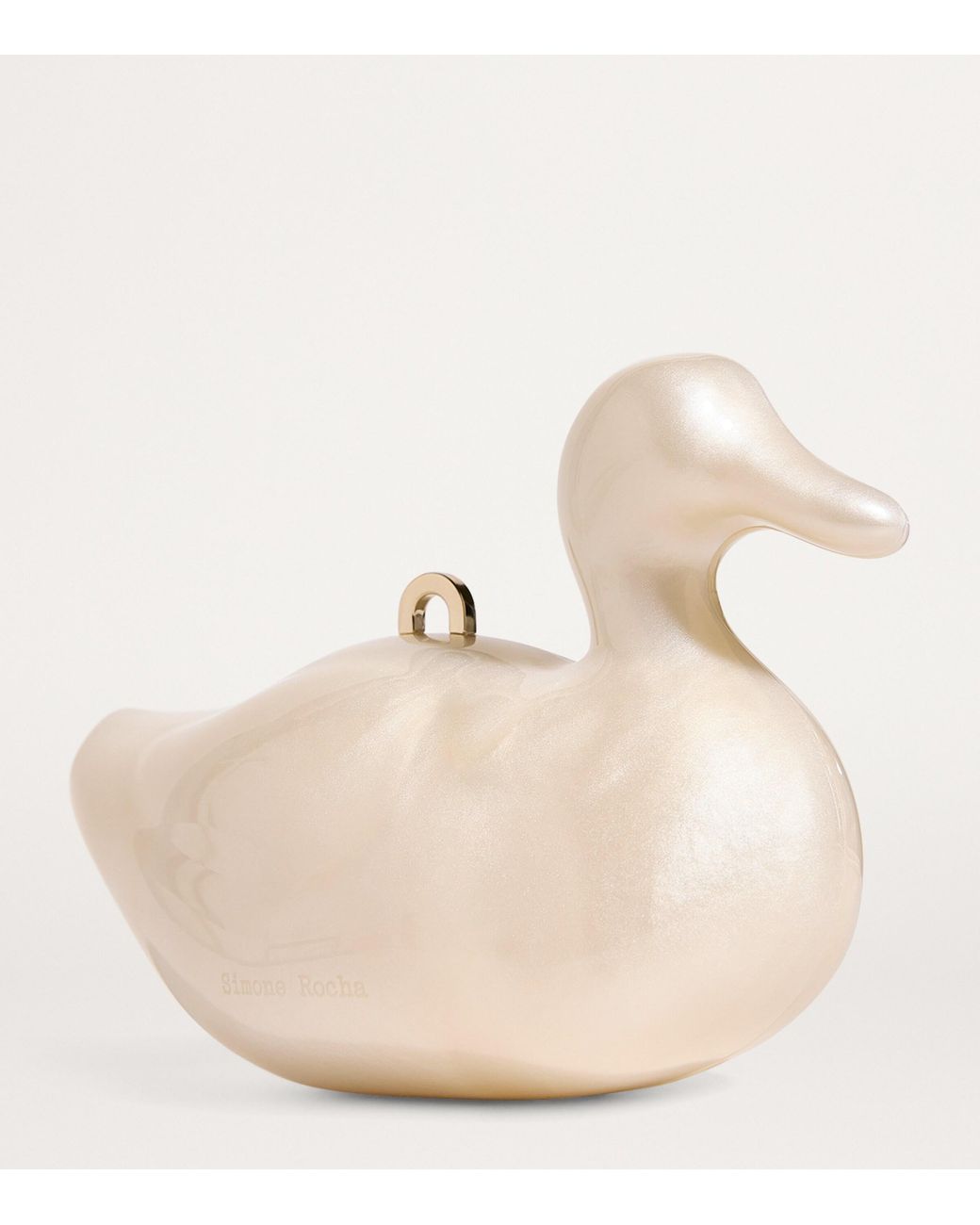 SIMONE ROCHA シモーンロシャ Duck クラッチバッグ Simone Rocha Duck Patent Leather Wristlet | Neiman Marcus