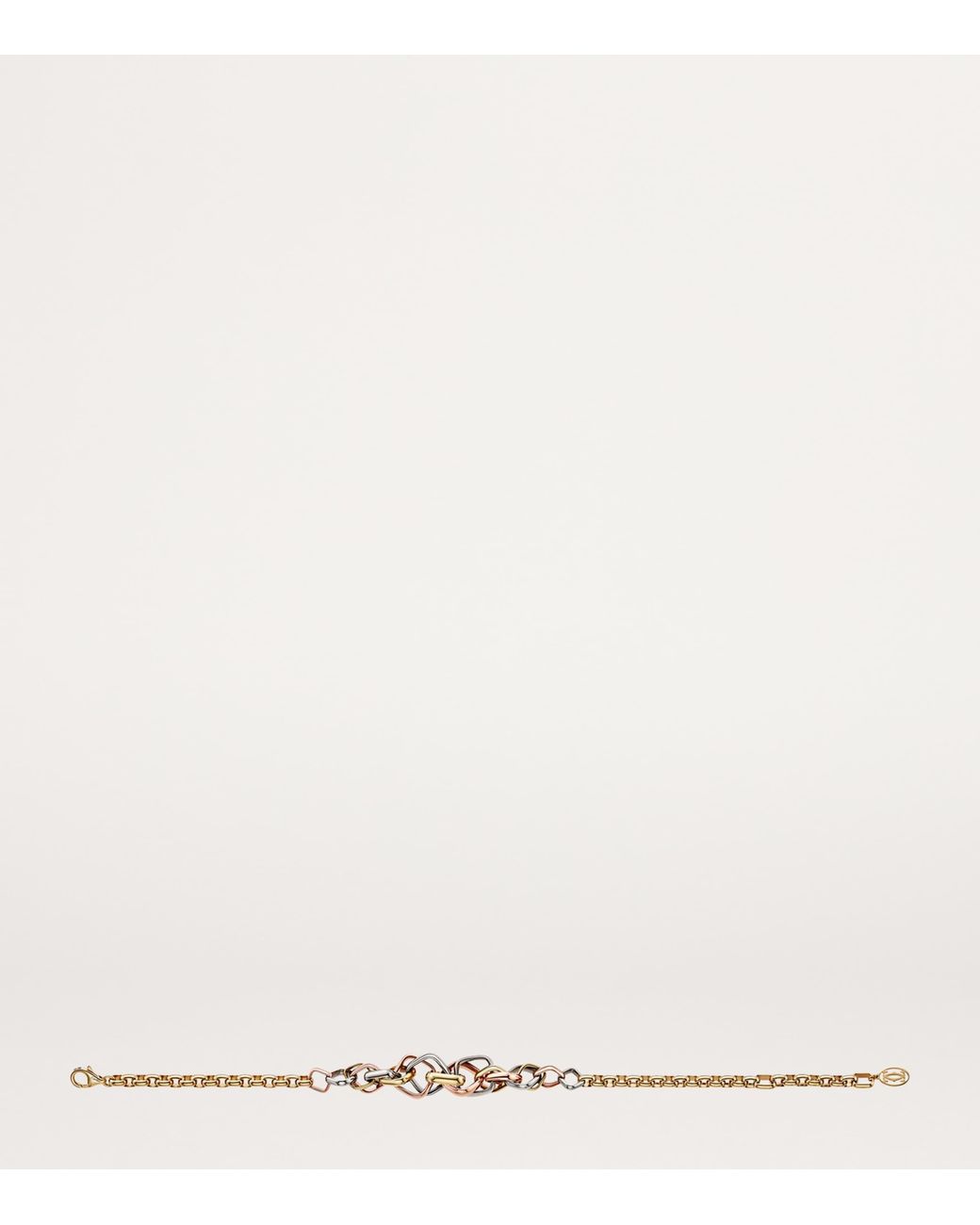 Cartier Metallic Mixed Trinity Bracelet
