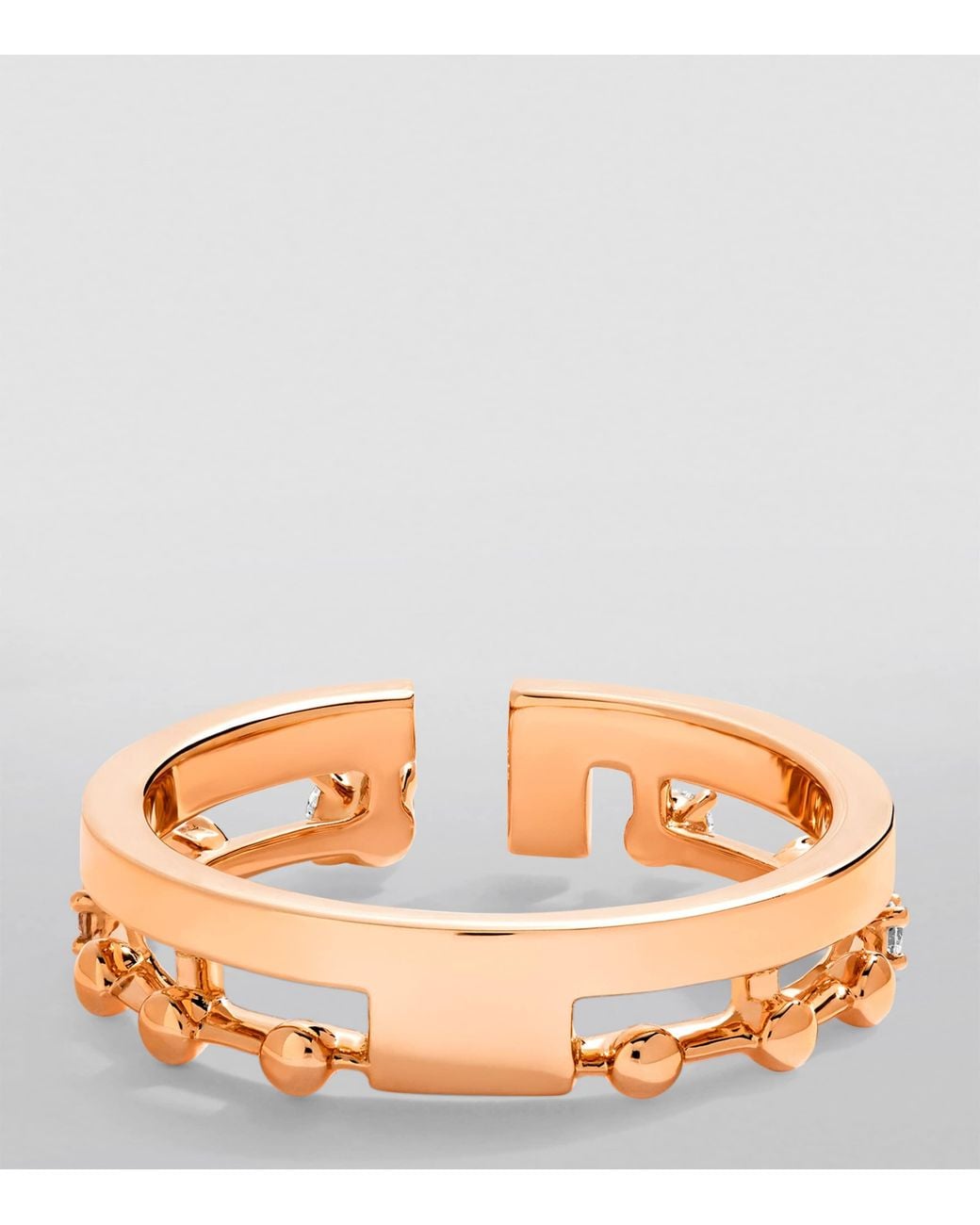Marli New York Metallic And Diamond Avenues Index Ring