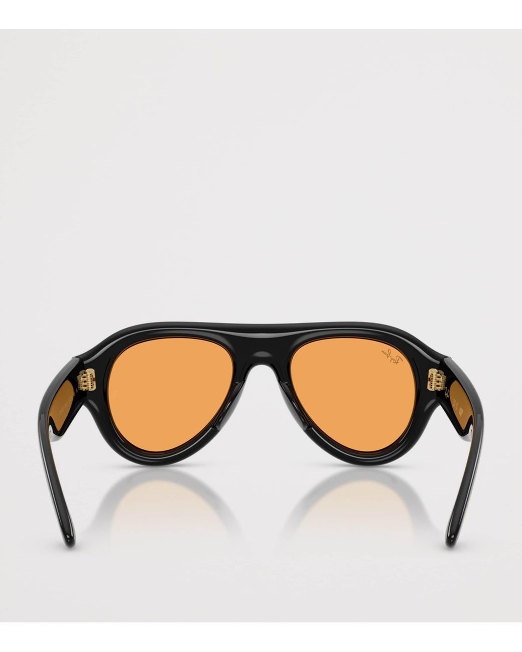 Ray-Ban Black Aviator Puffer Sunglasses