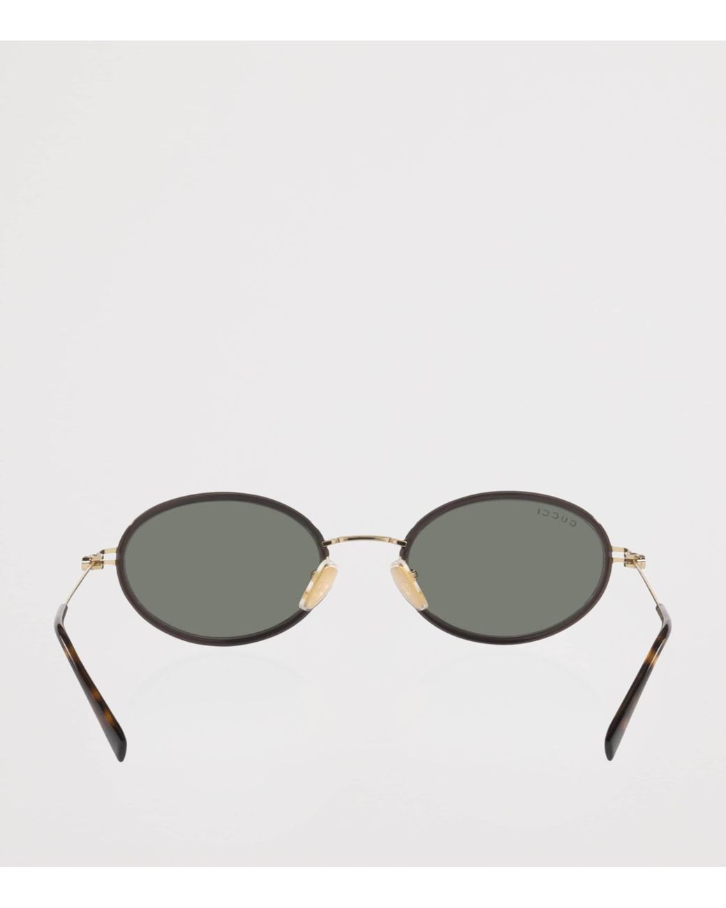 Gucci Gray Oval Sunglasses