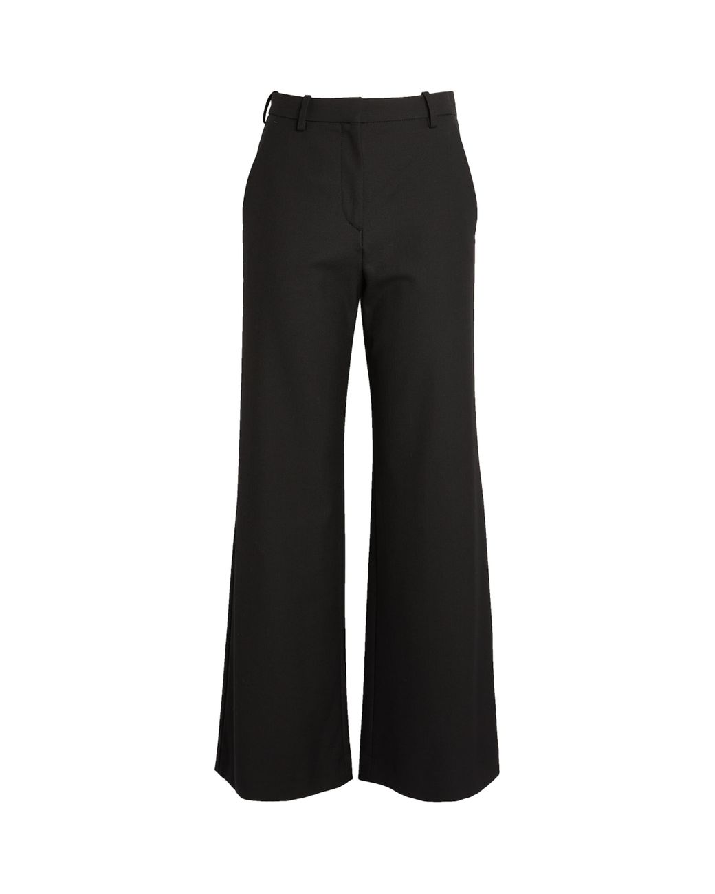 Maje Black Flared Tailored Trousers