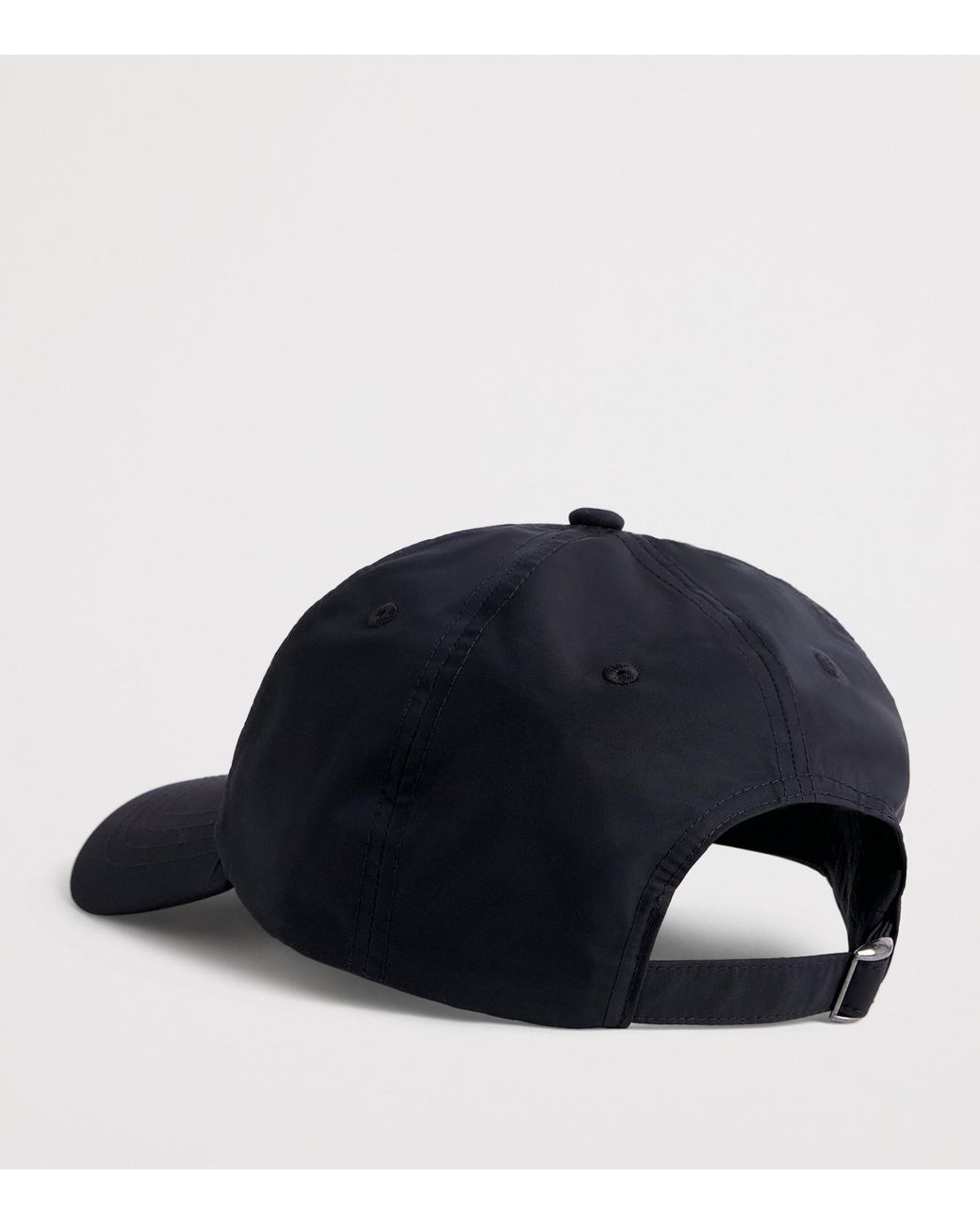Moose Knuckles Blue Cotton Logo Baseball Cap for men