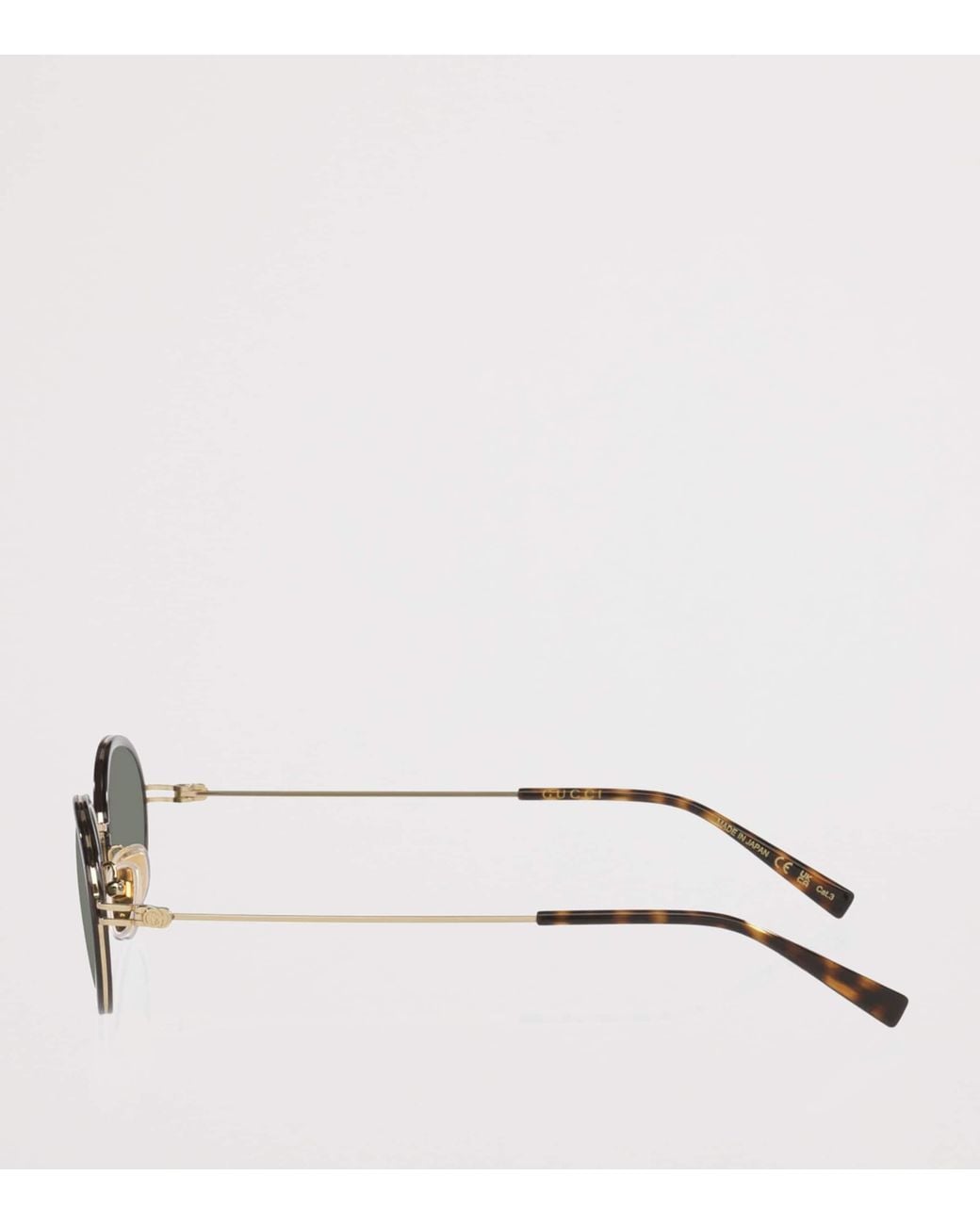 Gucci Gray Oval Sunglasses