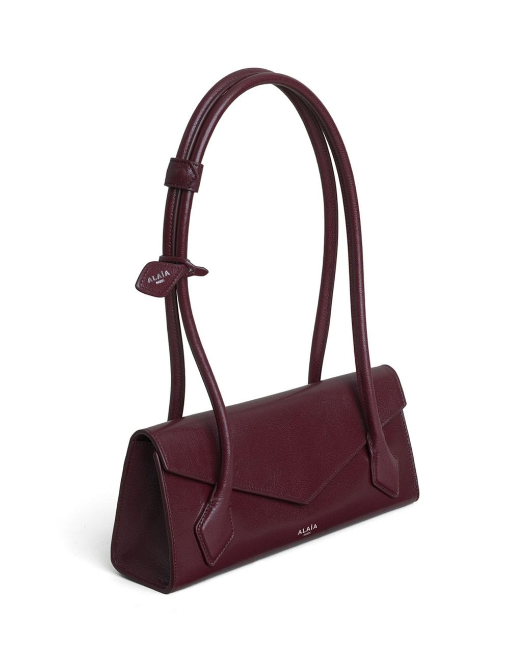Alaïa Purple Small Leather Le Teckel Shoulder Bag
