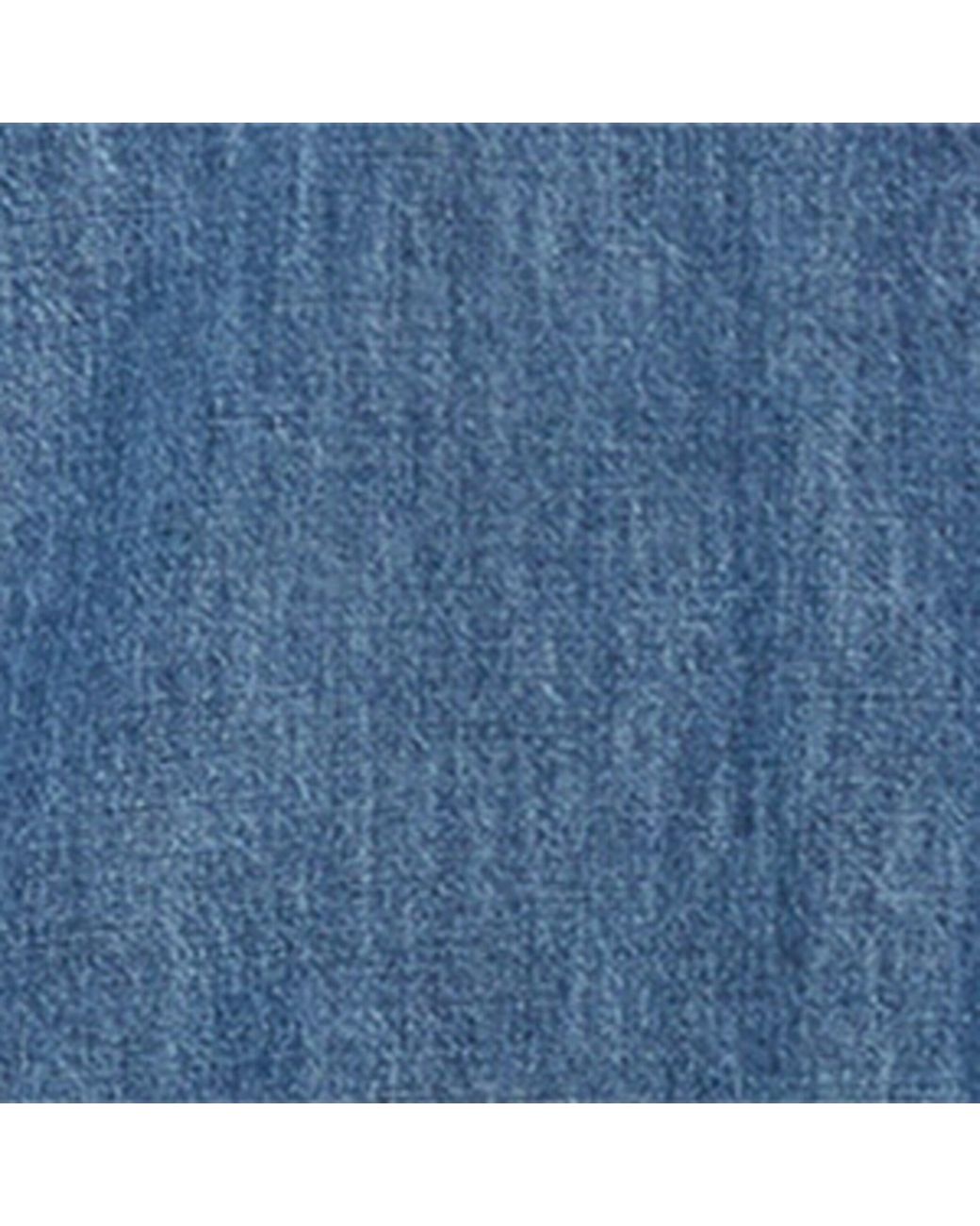 Valentino Blue Denim V-Neck Shirt
