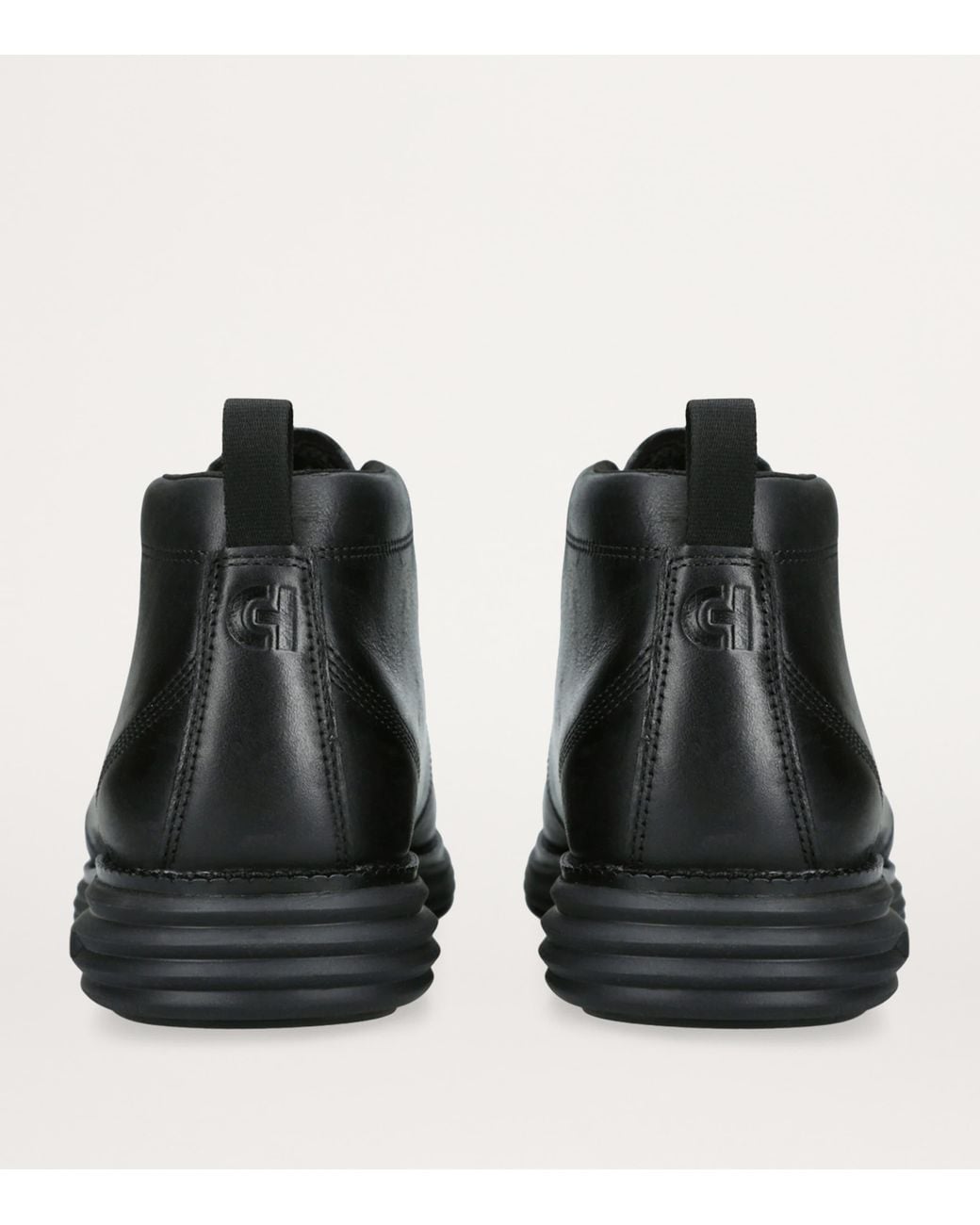 Cole Haan Black Leather Øriginalgrand Chukka Boots for men
