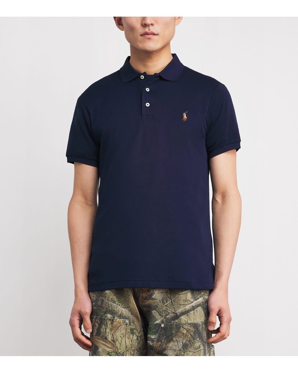 Polo Ralph Lauren Blue Polo Pony Polo Shirt for men