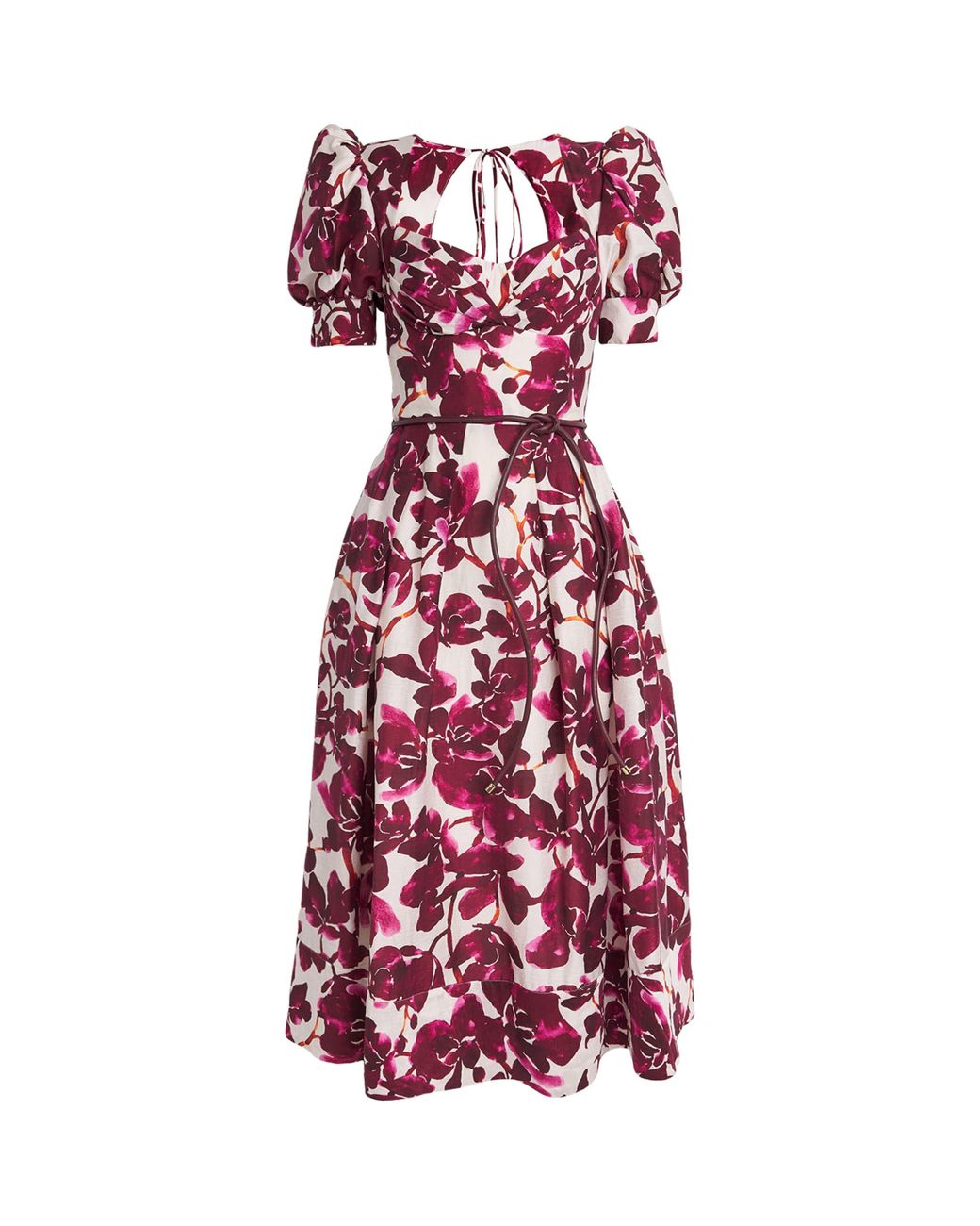 Rebecca Vallance Floral Nerissa Midi Dress in Purple | Lyst