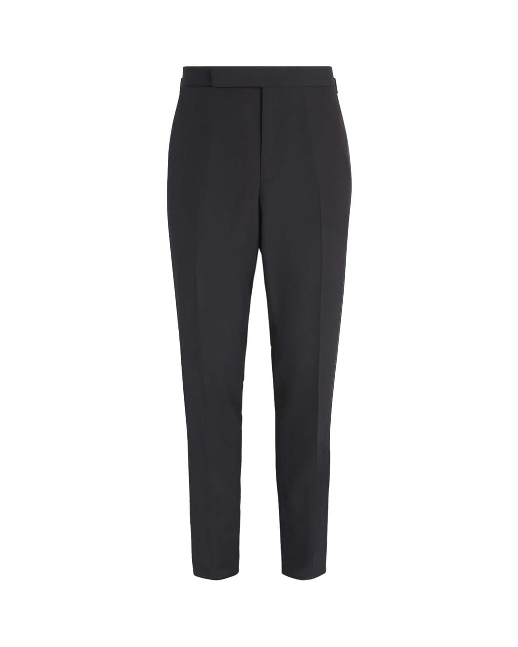 Ralph Lauren Blue Wool Gregory Tuxedo Trousers