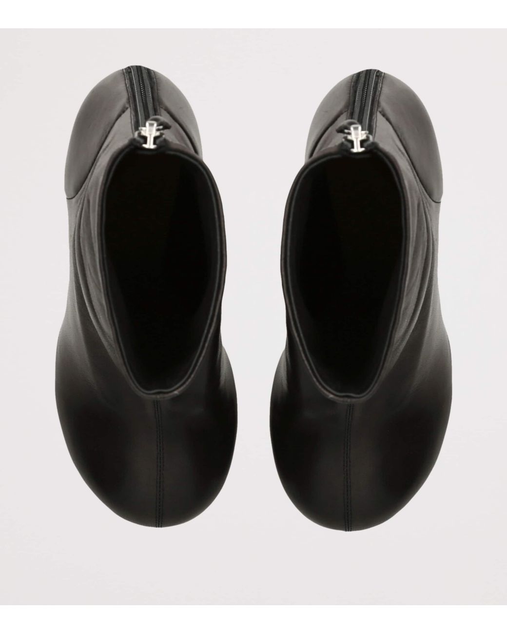 AMINA MUADDI Black Leather Iris Ankle Boots 95