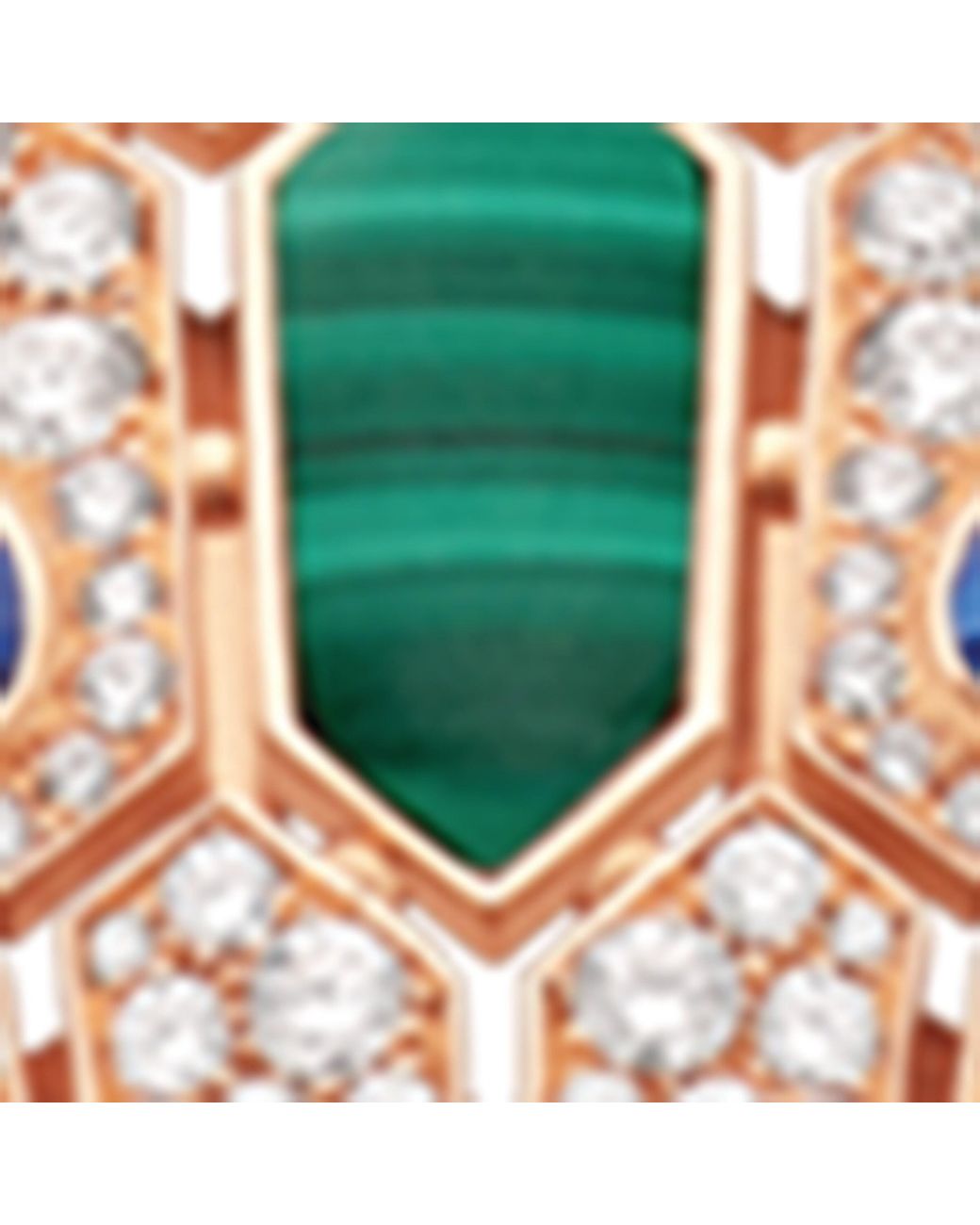 BVLGARI Metallic And Precious Stone Serpenti Necklace