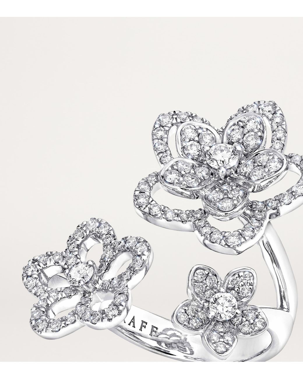 Graff White And Diamond Wild Flower Ring