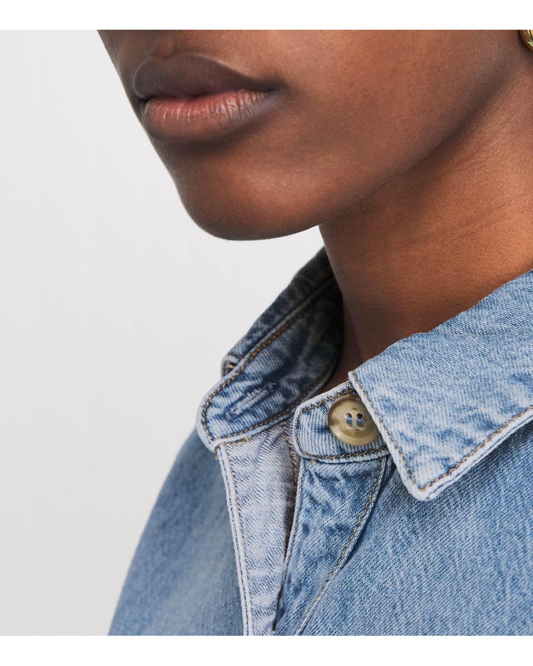 PAIGE Blue Denim Maliah Playsuit