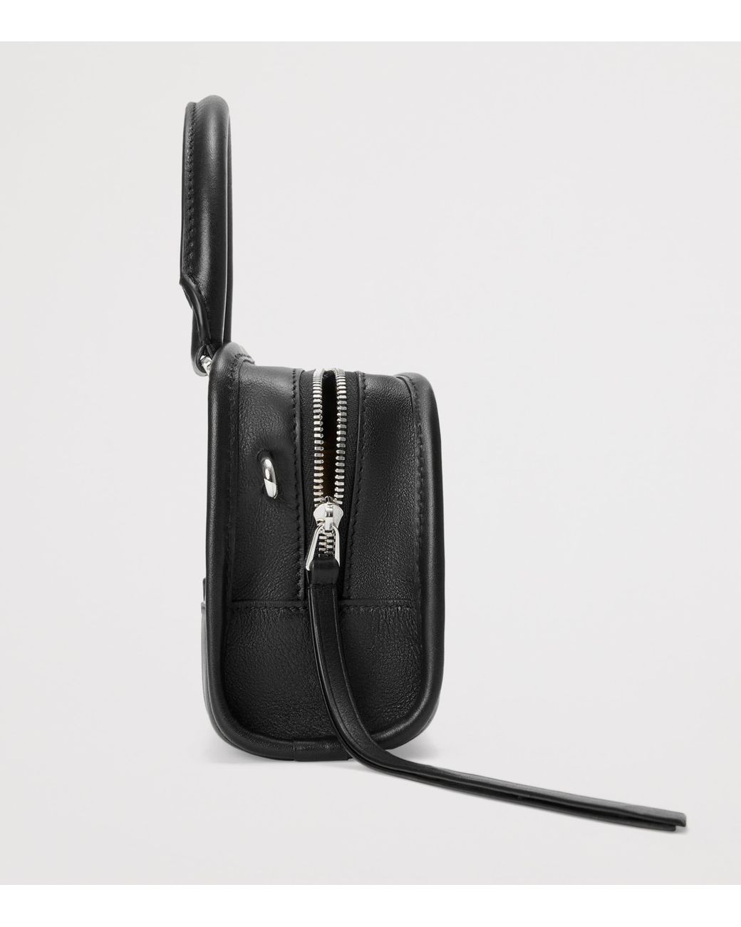 Loewe Black Mini Leather Amazona 180 Top-Handle Bag