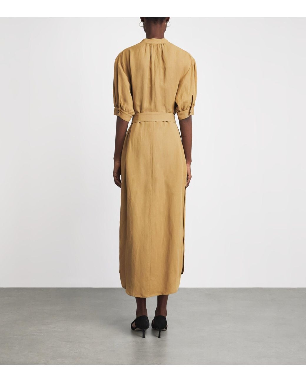 Blazé Milano Metallic Sensei Berber Midi Dress