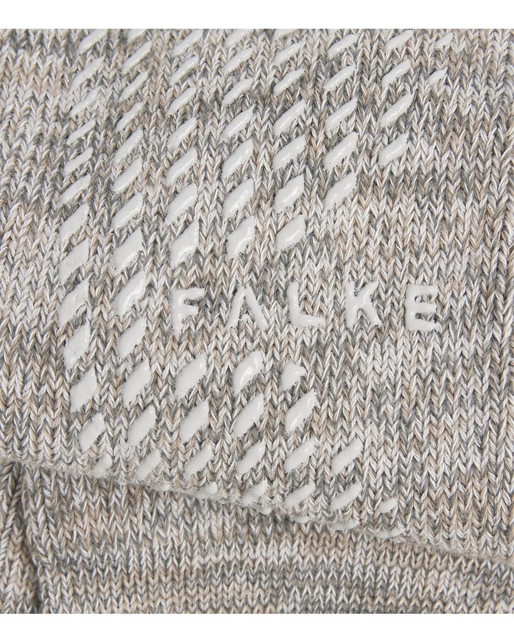 Falke Gray Cotton Grip Ankle Socks for men