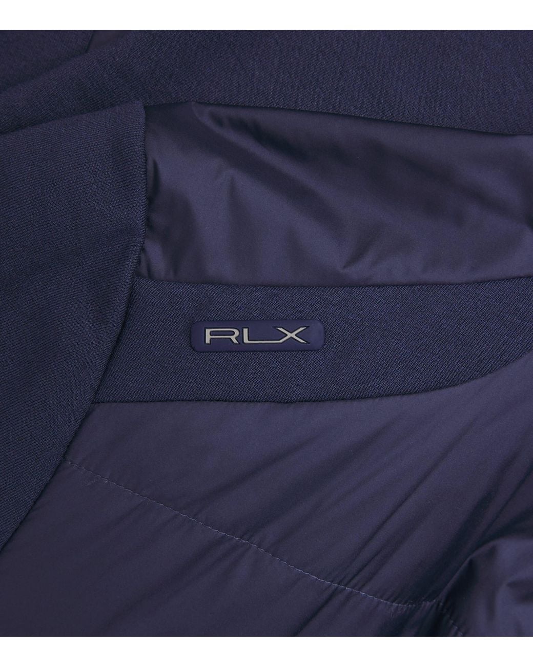 Ralph Lauren Blue Padded High-Neck Jacket for men