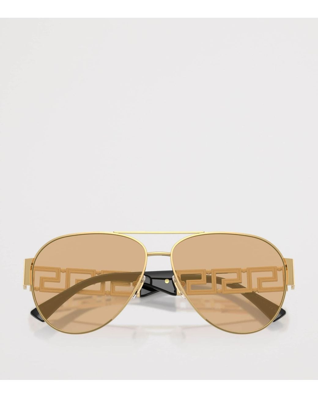 Versace Natural Metal Ve2289 Pilot Sunglasses for men