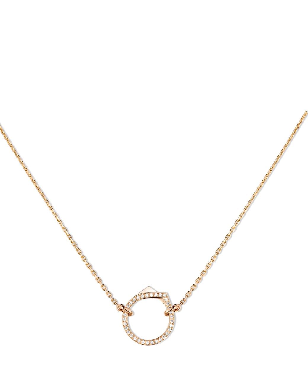 Repossi Metallic And Diamond Antifer Necklace