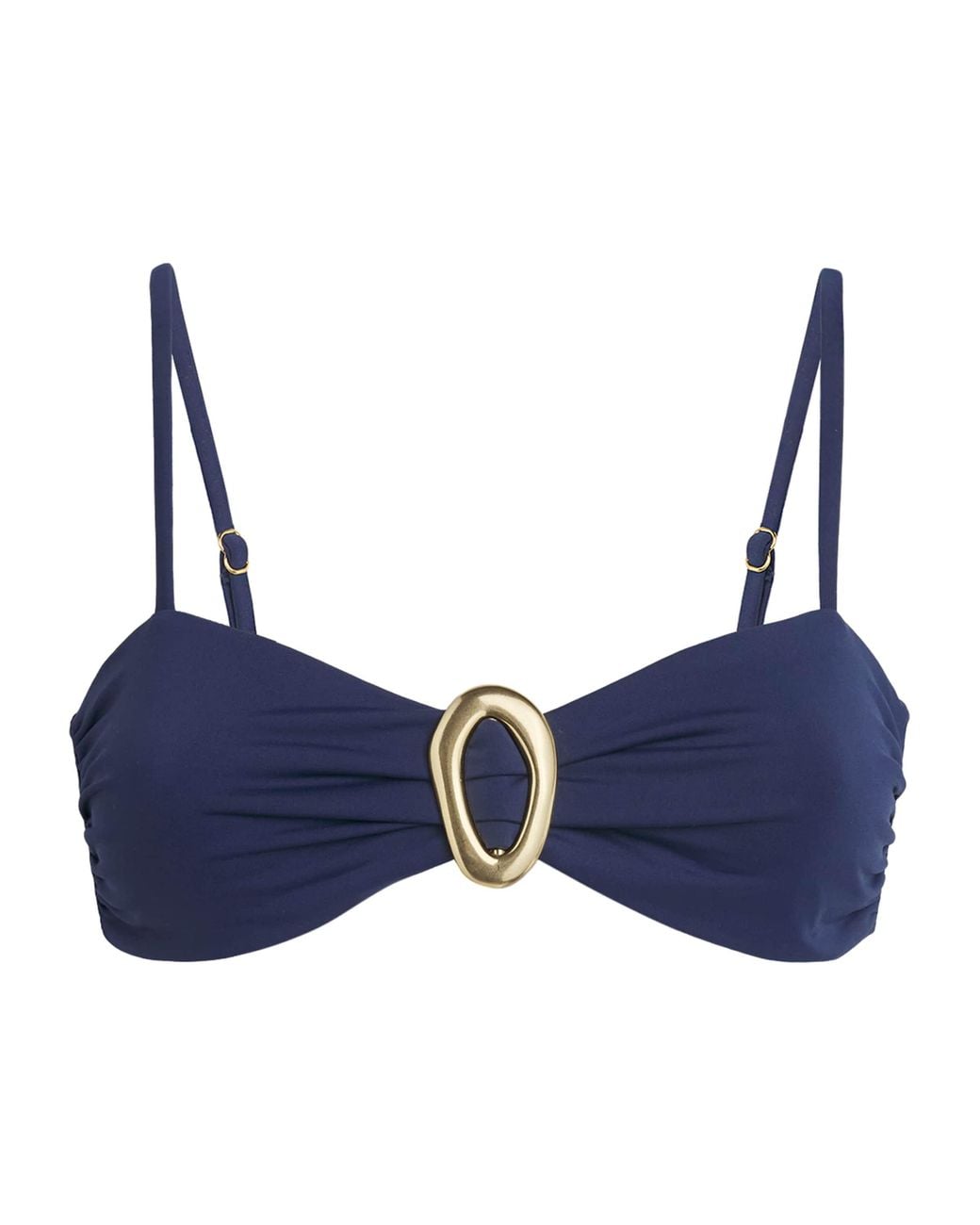 Away That Day Blue Cabo Verde Bikini Top