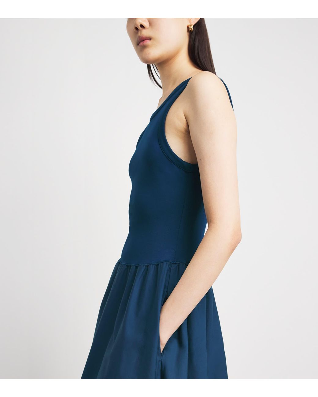 Polo Ralph Lauren Blue Sleeveless Midi Dress