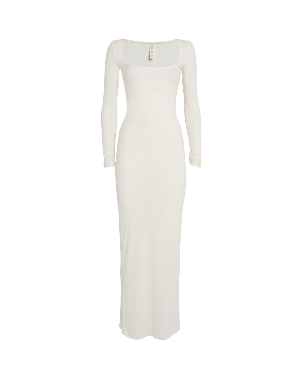 Skims Soft Lounge Maxi Dress in White | Lyst