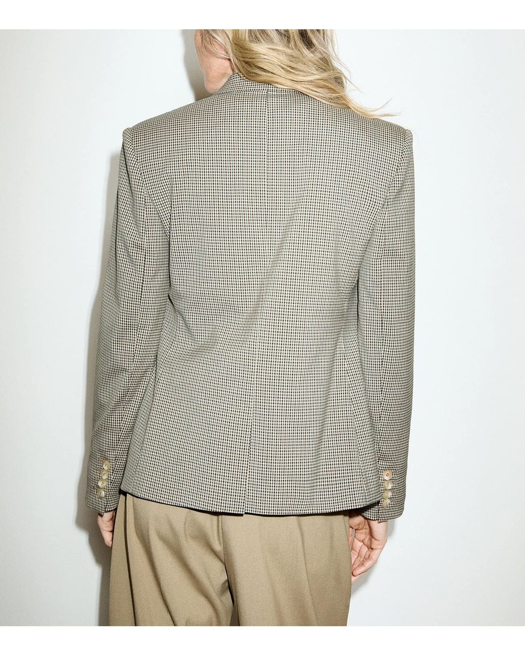 MAX&Co. Gray Double-Breasted Blazer