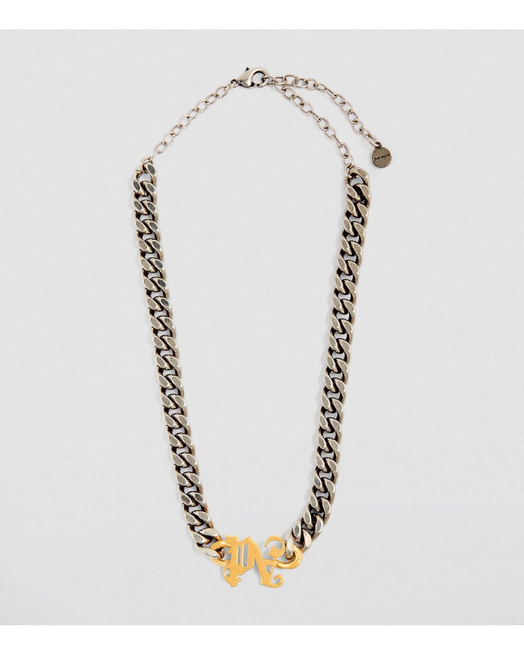 Palm Angels Monogram Chain Necklace - Silver - One Size
