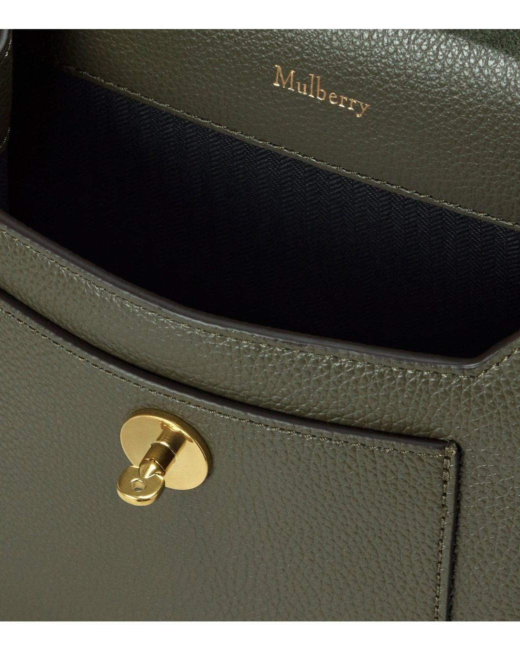 Mulberry Green Leather Antony Messenger Bag