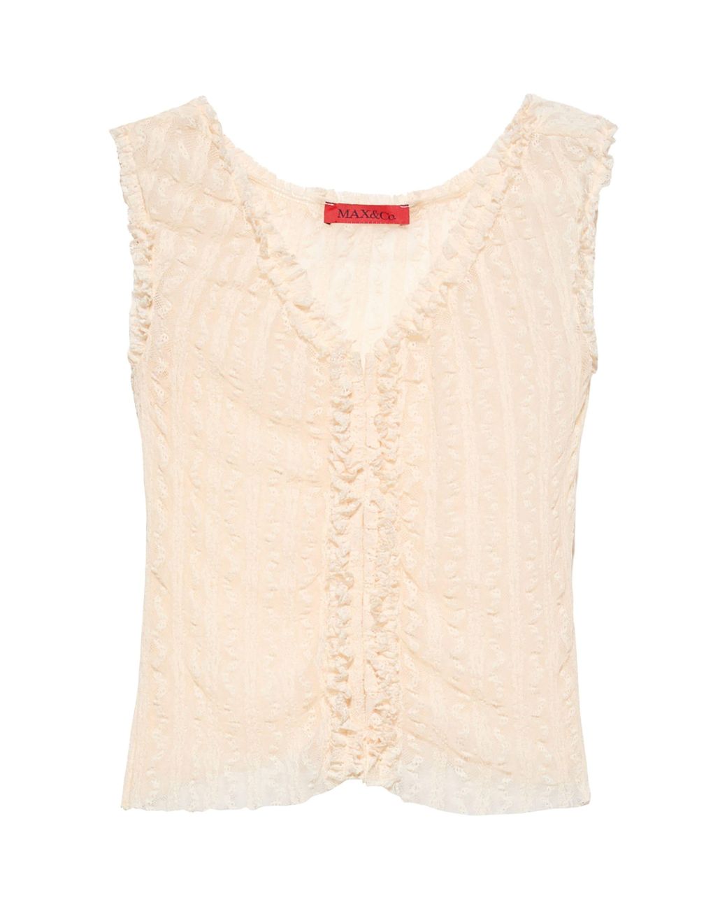 MAX&Co. Natural Lace Tank Top