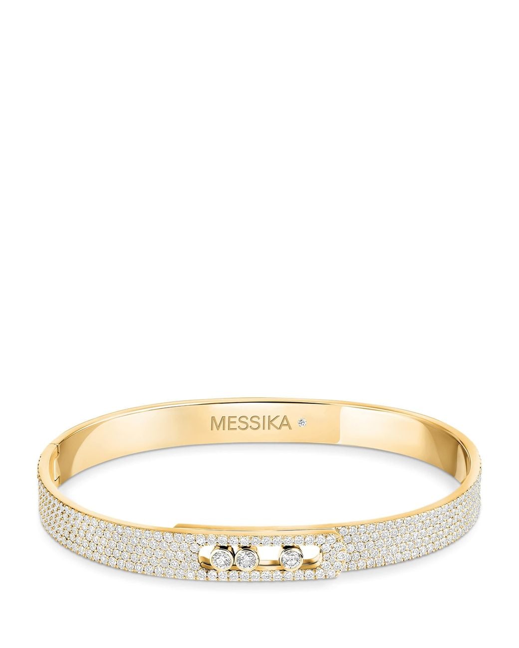 Messika Natural Move Noa And Diamond Pavé Bangle