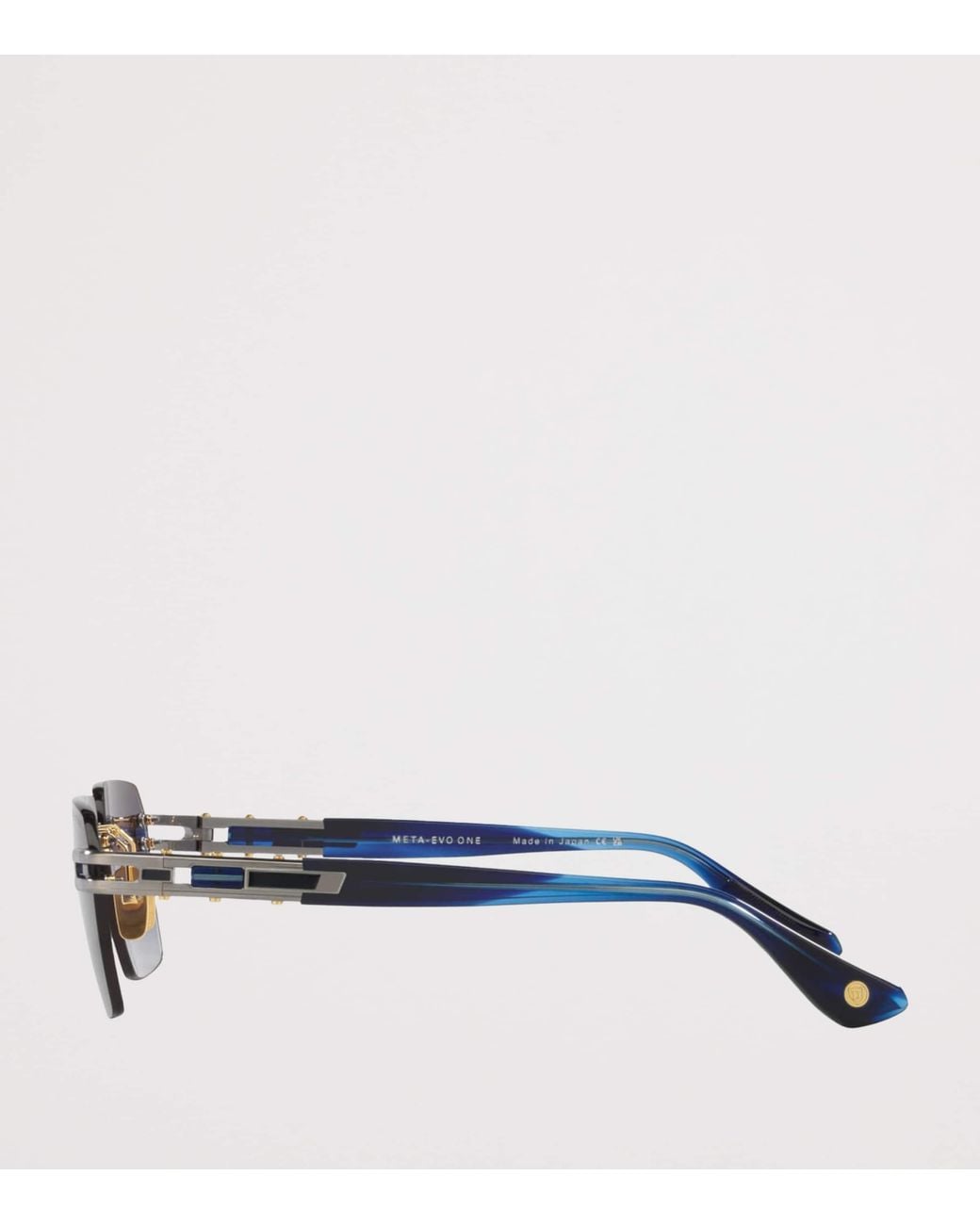 Dita Eyewear Blue Meta-Evo One Square Sunglasses