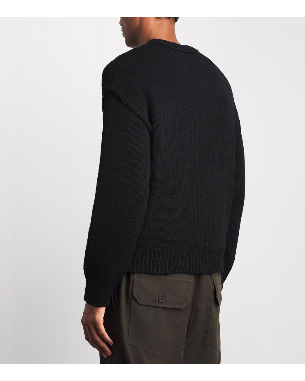Our Legacy Black Wool Pitch Cardigan for men