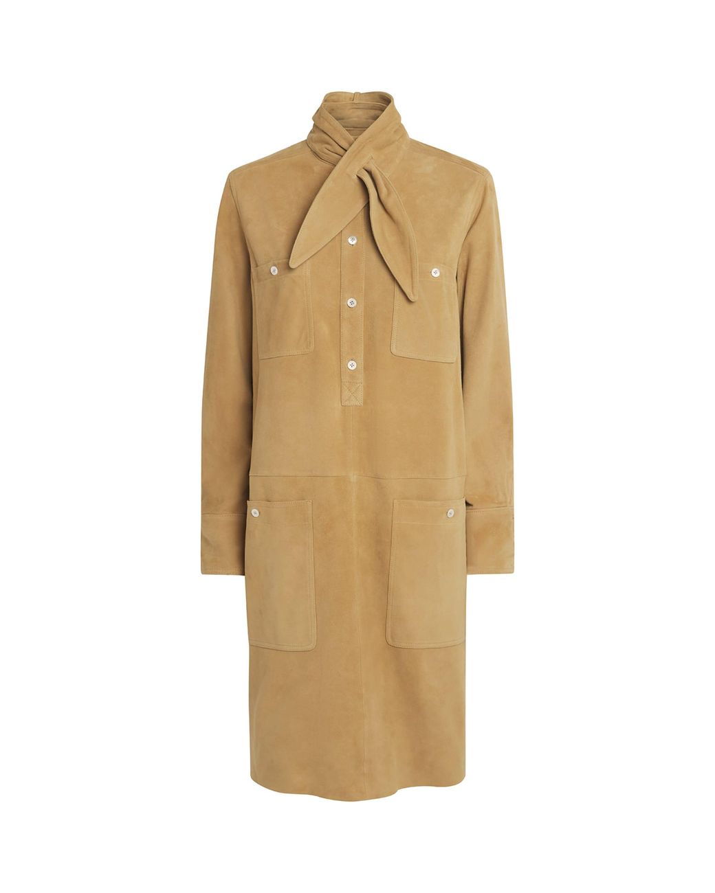 Polo Ralph Lauren Natural Suede Utility Dress