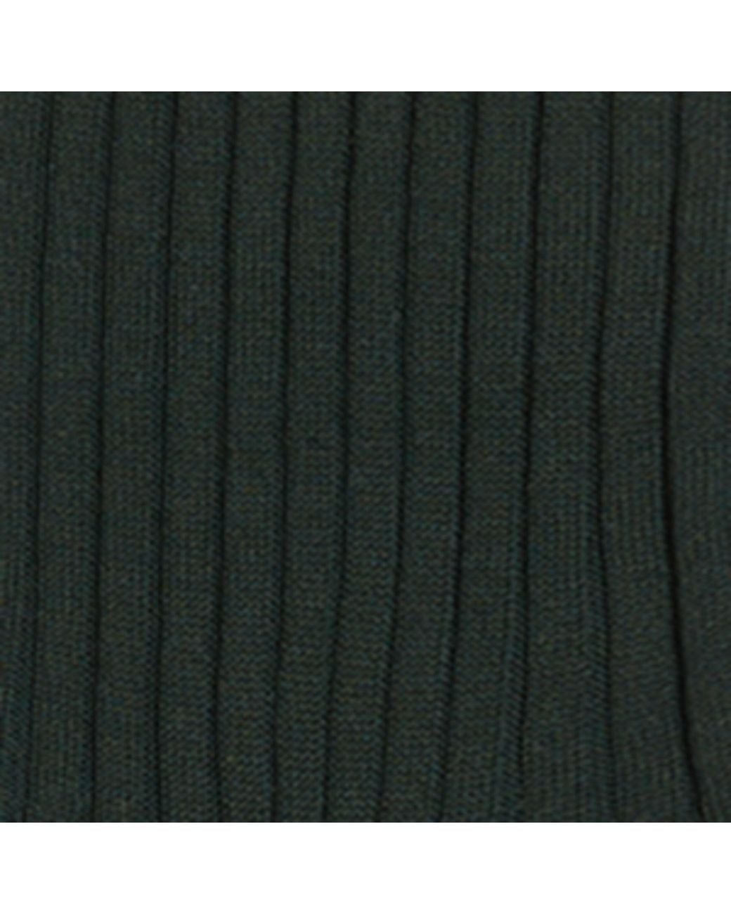 Pantherella Black Ribbed Danvers Socks for men