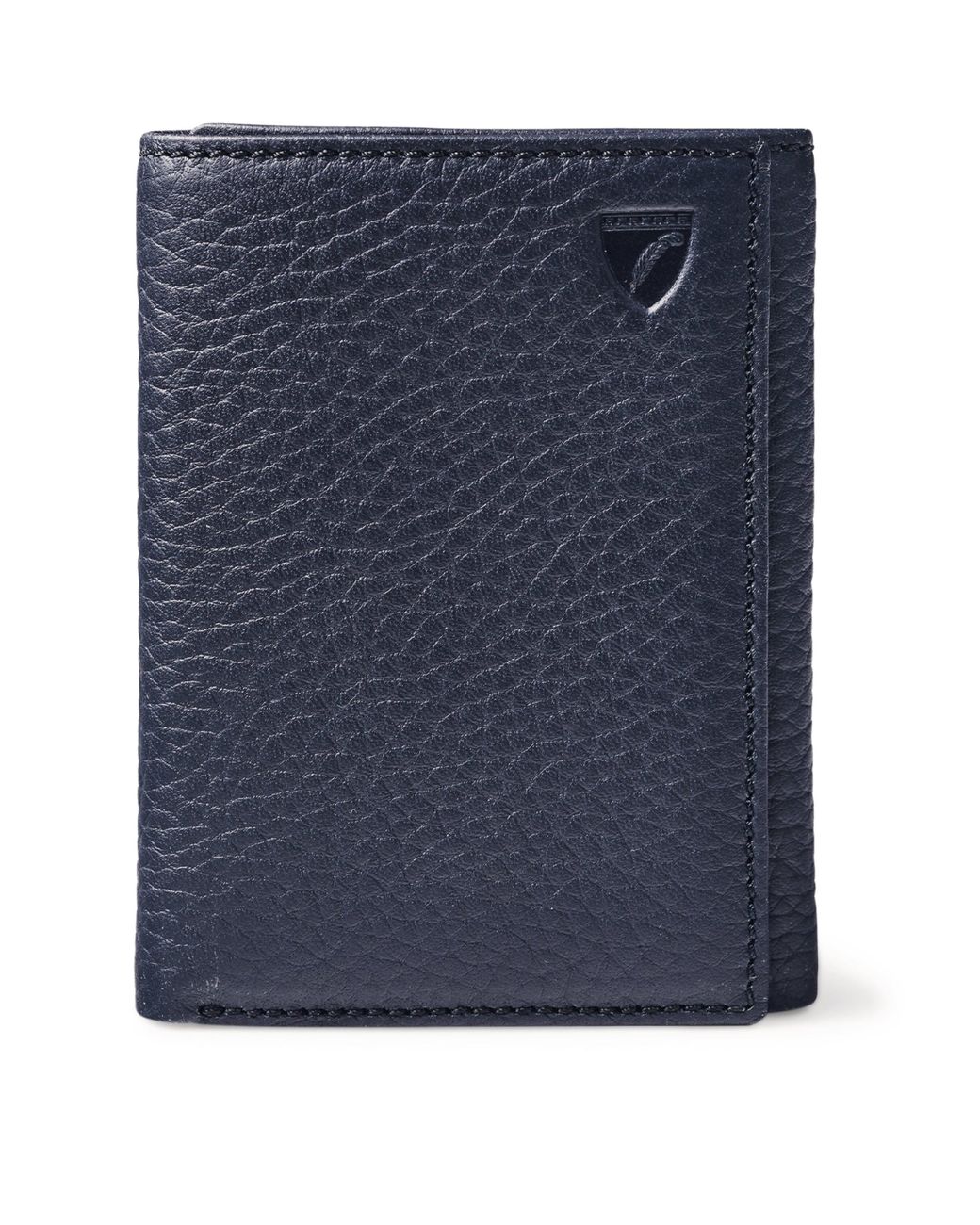 Aspinal Blue Leather Wallet for men