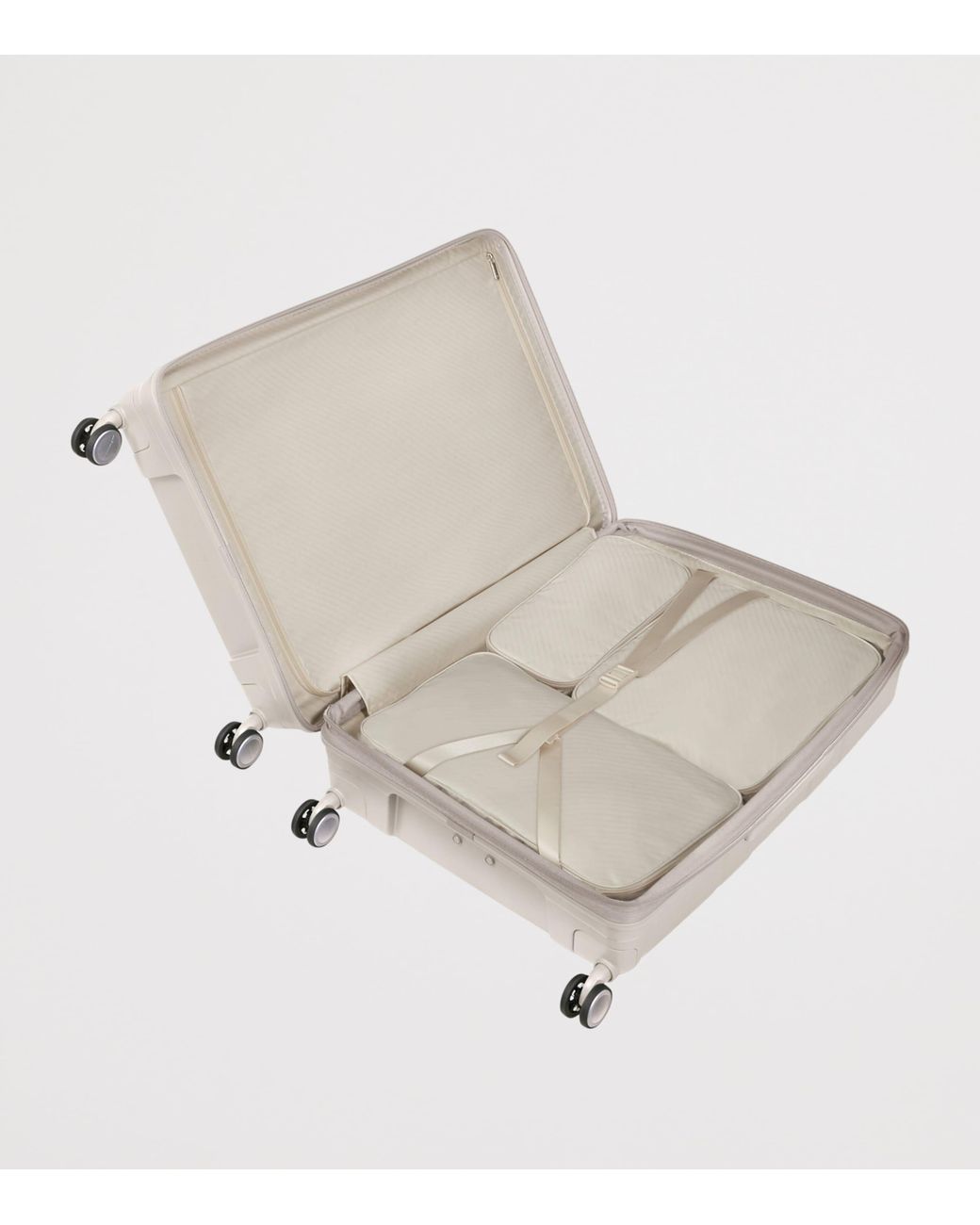 Samsonite White Paralux Check-In Suitcase