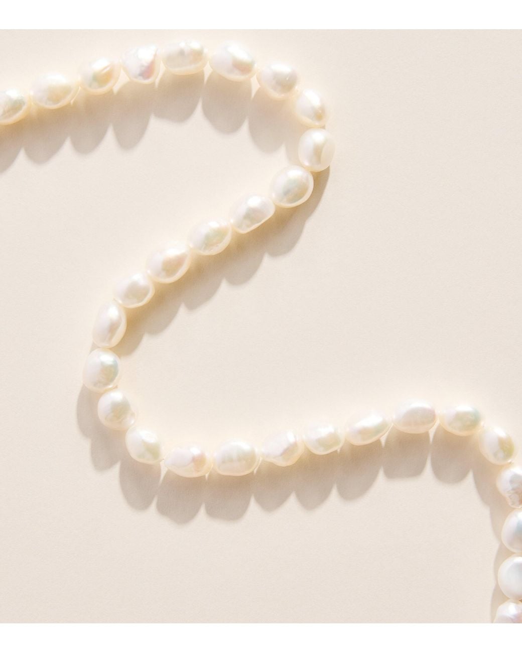 Rosa De La Cruz Natural Baroque Freshwater Pearl Choker