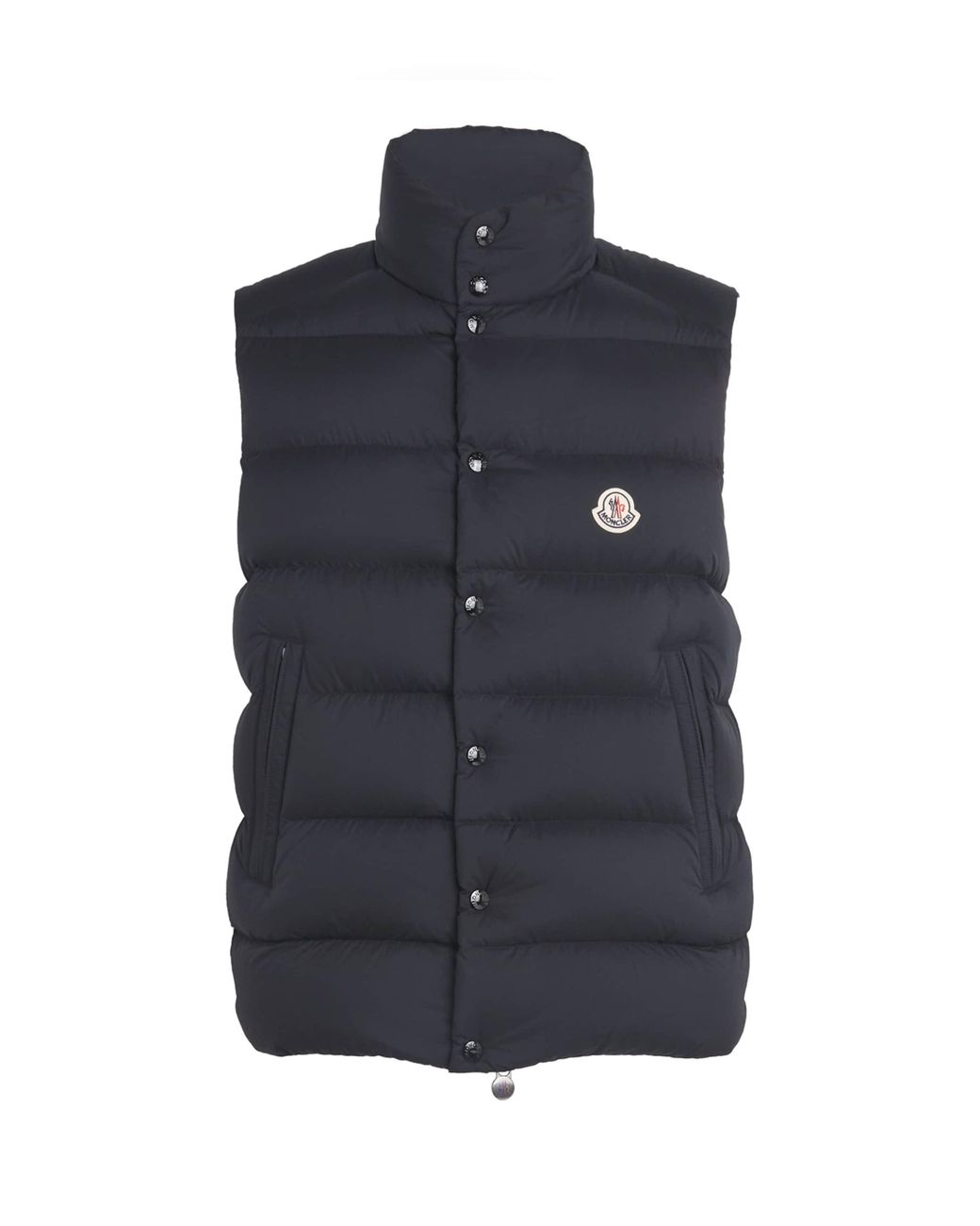 Moncler Blue Down Tibb Padded Gilet for men