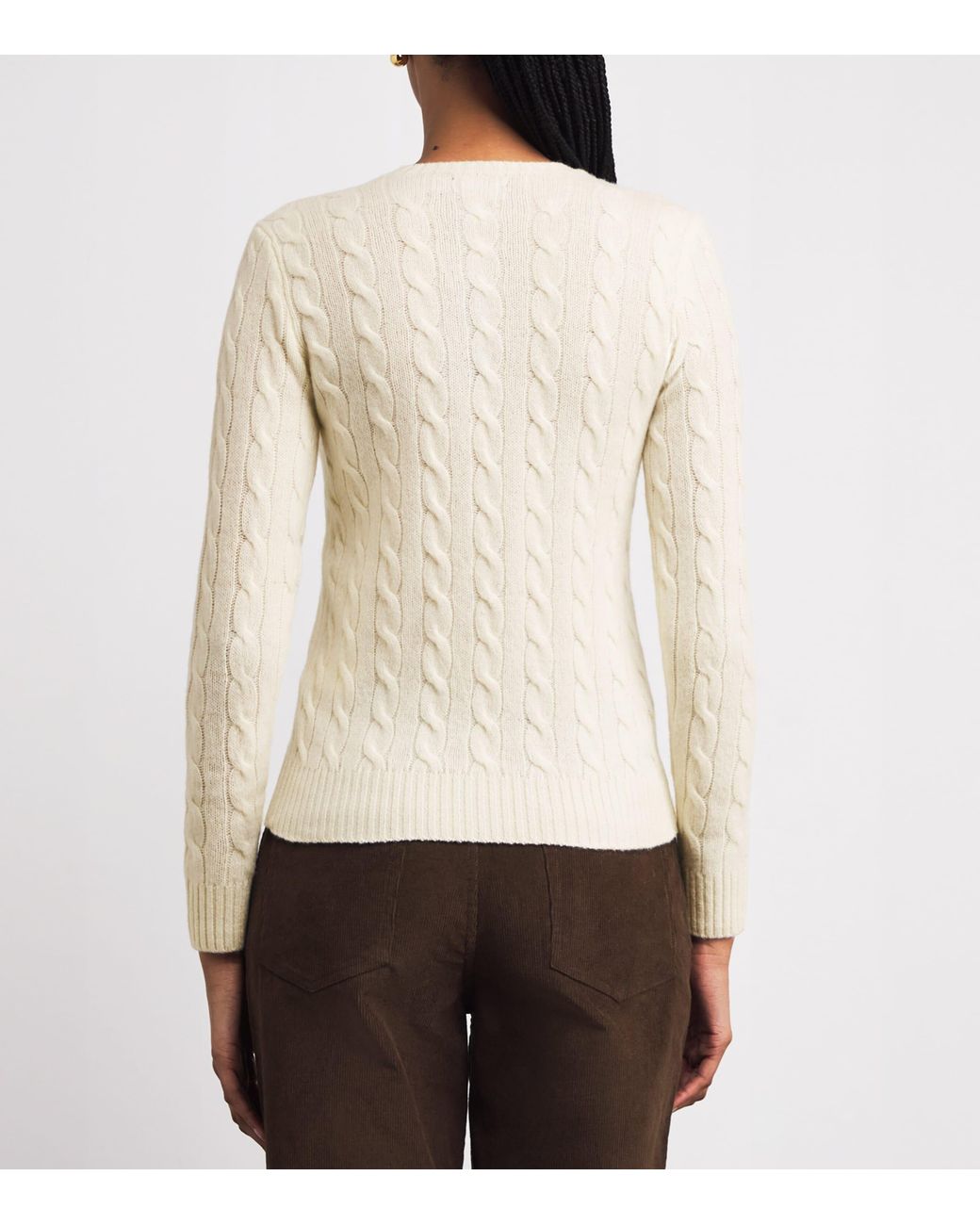 Polo Ralph Lauren Natural Wool-Cashmere Julianna Sweater