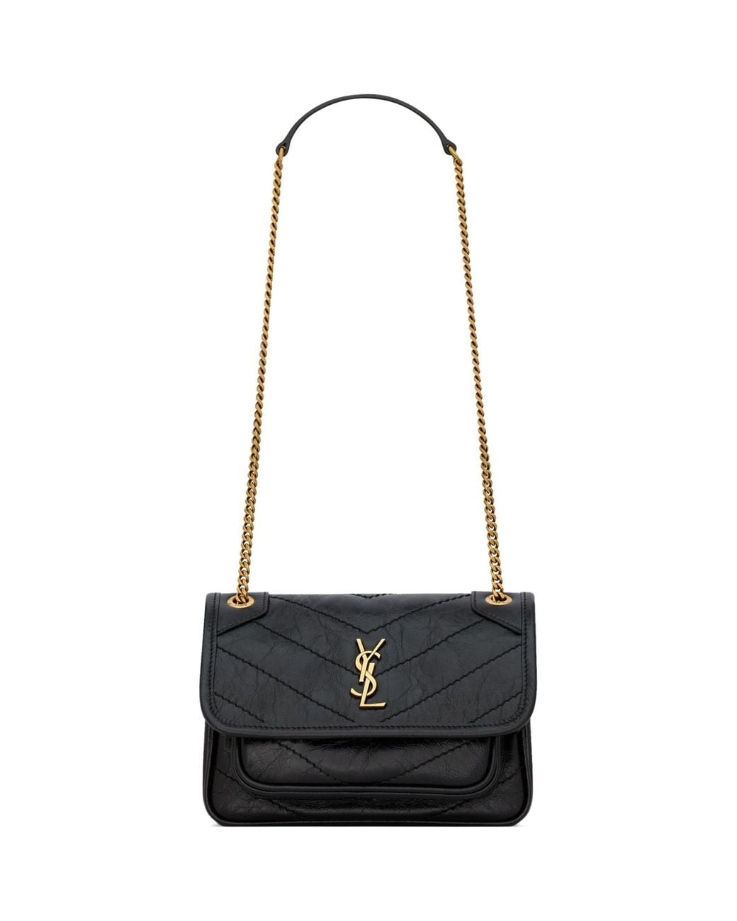 Saint Laurent White Mini Niki Shoulder Bag