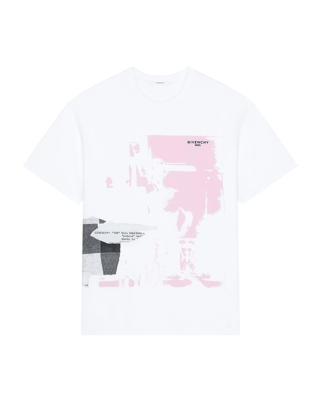 Givenchy White Cotton Printed T-Shirt for men
